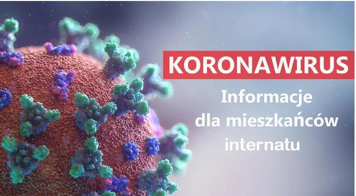 Zasady zakwaterowania w internacie ZSOiS w dniu 31 sierpnia 2020r.