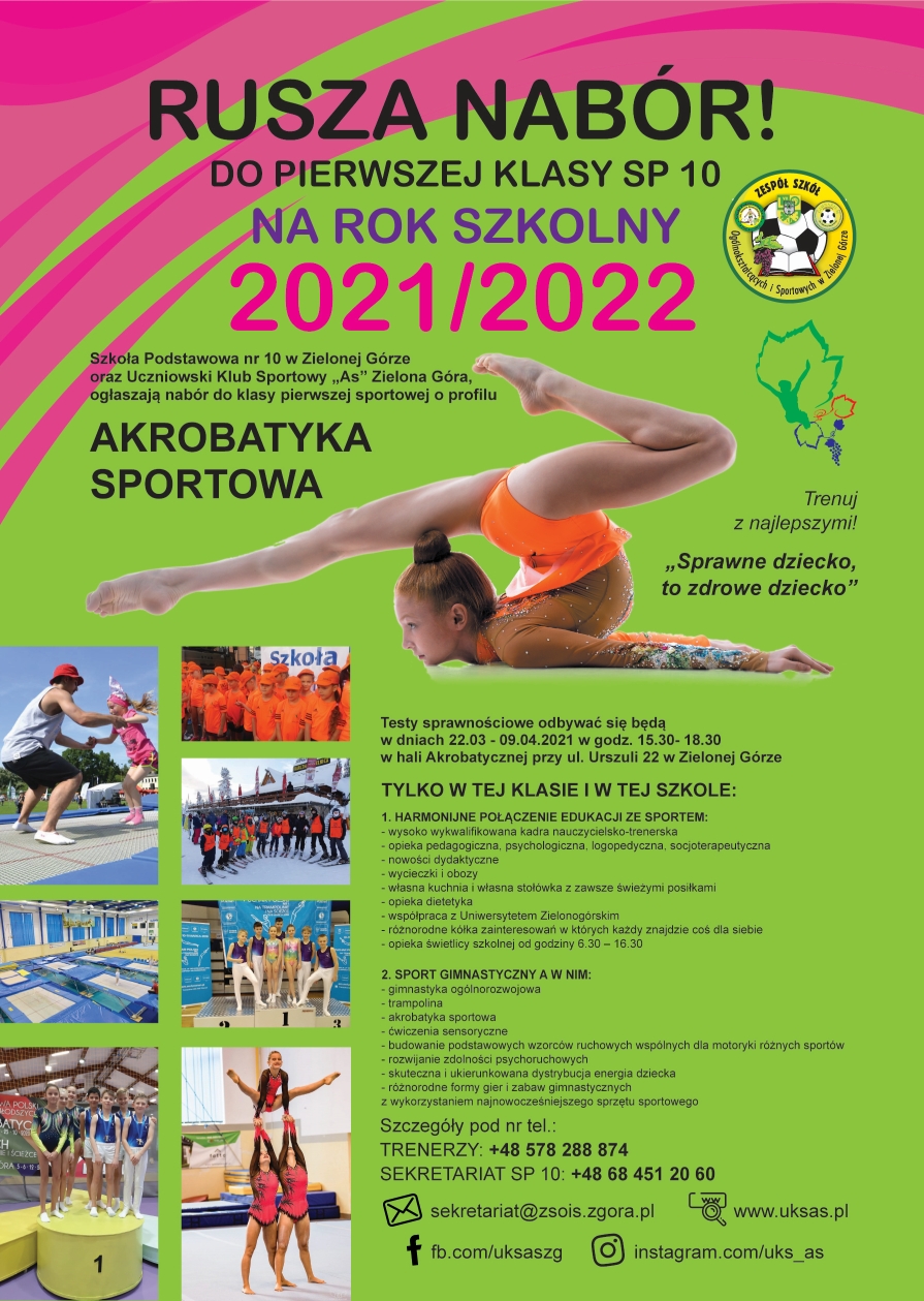 Nabór Akrobatyka 2021/2022