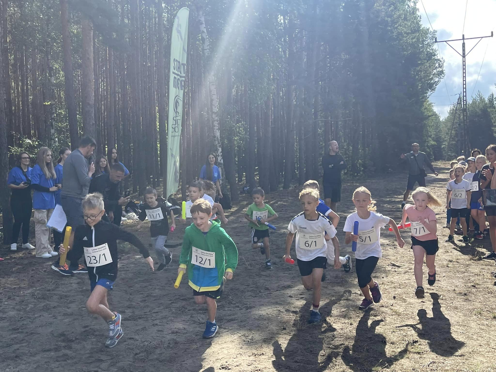 Leśne sztafety w Zielonej Górze 14.09.2023
